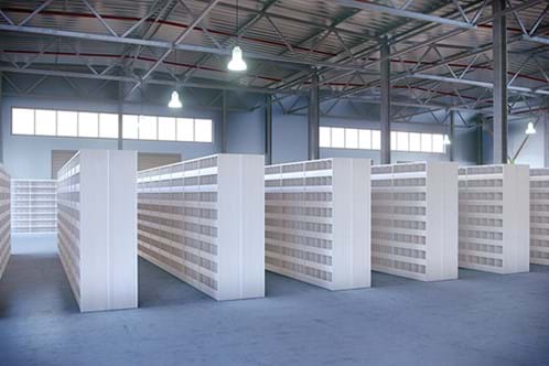 metal shelving